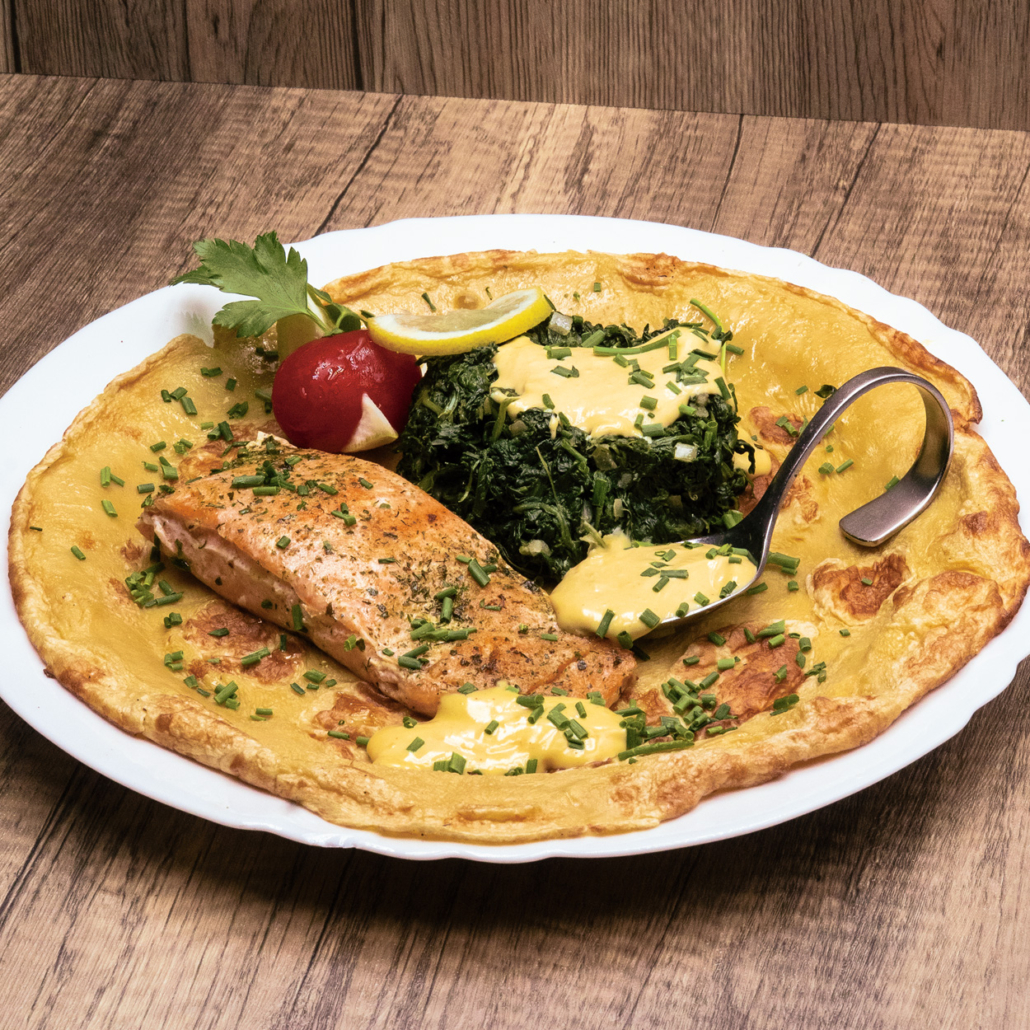 Lachspfannkuchen